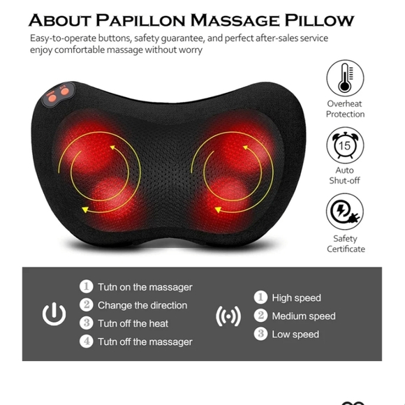 Papillion Back and Neck Massager - Picture 2 of 4
